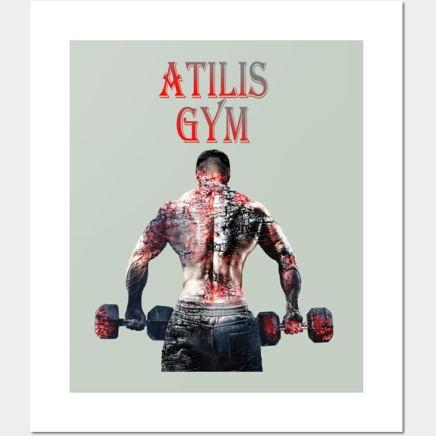 atilis gym Wall Art by KhalidArt